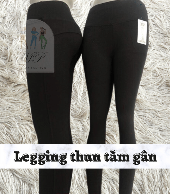 Quần legging nữ hack dáng, tăm gân